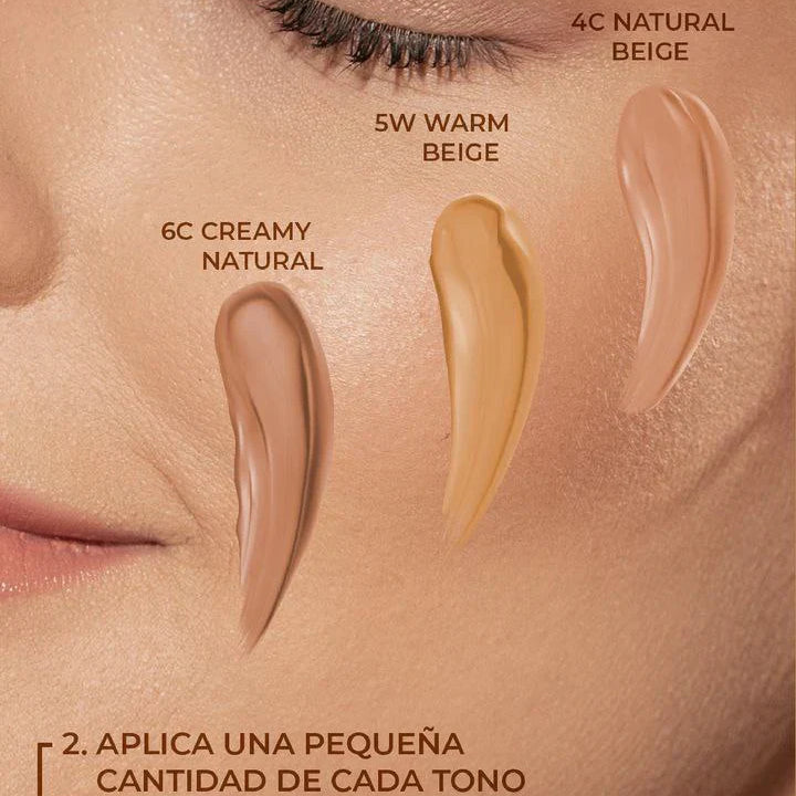 BASE LÍQUIDA DE MAQUILLAJE DE MÁXIMA COBERTURA